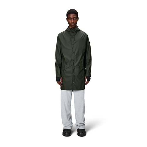 Long Jacket - Waterproof Jacket for Men and Women - Windproof Lightweight Coat Unisex, 2 Year Product Warranty