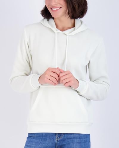 3 Pack: Women's Fleece Long-Sleeve Pullover Hoodie Active Sweatshirt Kangaroo Pocket - (Available In Plus)