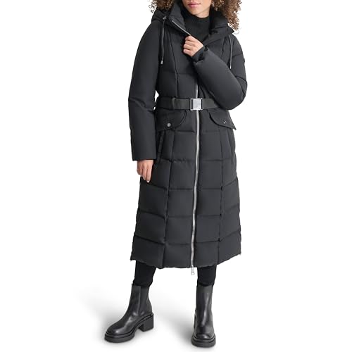 Women's Belted Maxi Puffer