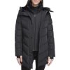 Women's Long Bib-Front Puffer Jacket