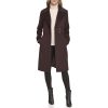 Women's Solid Wool Blend Trench Coat