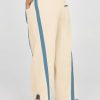Women's Baggy Wide Leg Pants Casual Drawstring Elastic Waisted Contrast Color Workout Y2K Track Pants