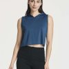 3 Pack: Women's Dry-Fit Sleeveless Cropped Tank Top Hoodie - Athletic Crop Sweatshirt