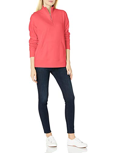Women's Long-Sleeve Fleece Quarter-Zip Top (Available in Plus Size)
