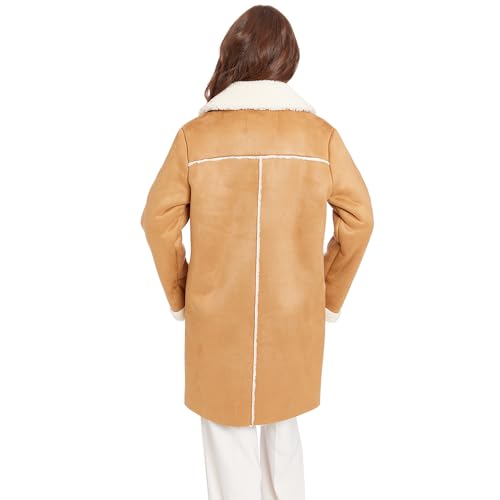 Women's Edge Stitich Knee Length Coat