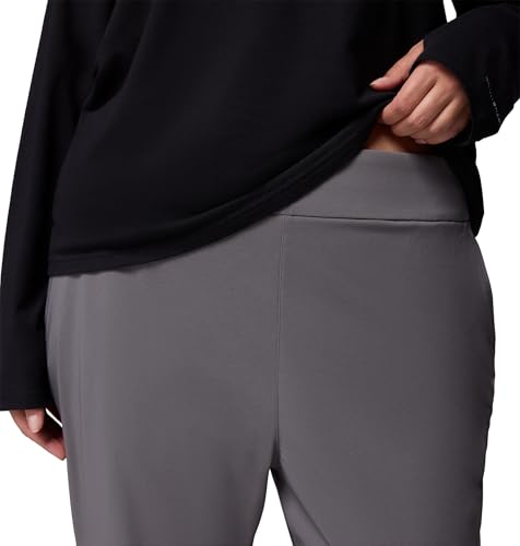 Womens All Seasons Slim Pull-On Pant, City Grey, 1X
