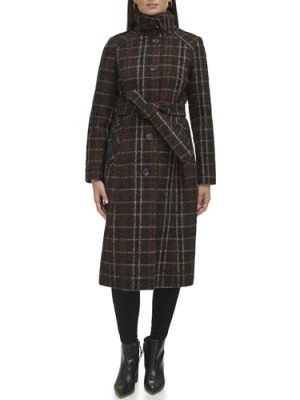 Women's Stand Collar Military Coat