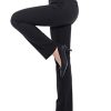 Women's Stretchy Dress Pants 28"/30" Pull-on Trousers Straight Leg Slacks 4 Pockets Plus Size for Work Business Casual