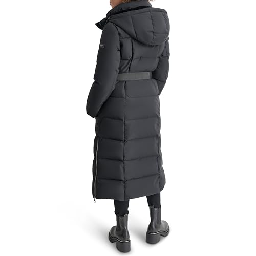Women's Belted Maxi Puffer