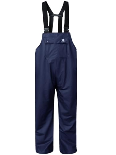 Workwear Bib Rain Pants for Men Women Heavy Duty Trousers Waterproof Work Pants Fishing Overalls