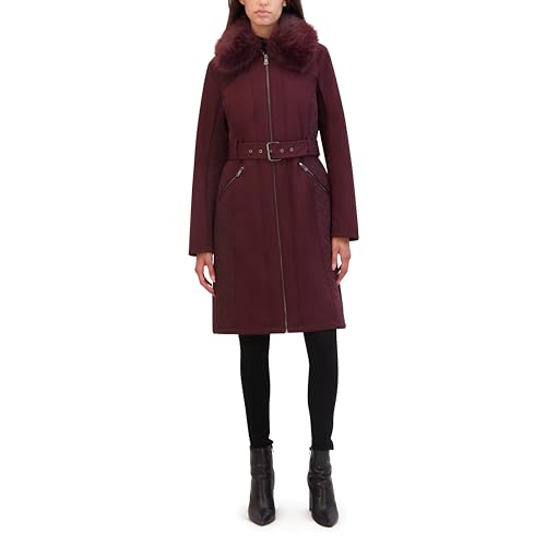 Women's Soft Shell Rain Coat with Exposed Zip Detail