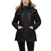 Women's Quilted Winter Coat Warm Puffer Jacket Thicken Parka with Removable Hood