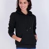 3 Pack: Women's Fleece Long-Sleeve Pullover Hoodie Active Sweatshirt Kangaroo Pocket - (Available In Plus)