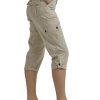womens Ultra Lux Comfort With Flex-to-go Cargo Capri Pant