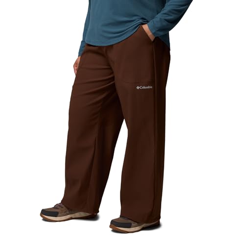 Womens Brea Falls Nylon Pant, Tobacco, 1X x L