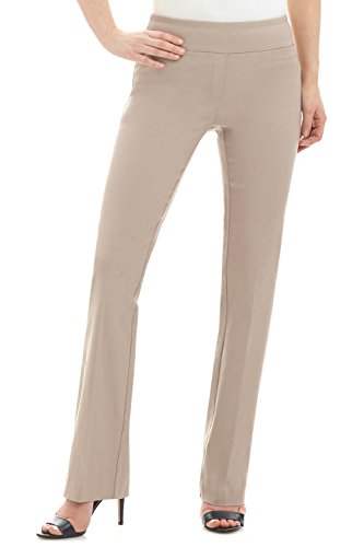 Womens Ease into Comfort Stretchy Business Casual Bootcut Pull-On Everyday Office Pant in Regular/Tall/Petite Sizes