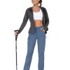 Women's Hiking Cargo Pants Quick Dry Outdoor Camping Capris Water Resistant UPF 50 with Zipper Pockets