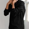 Womens Hoodies Casual Waffle Knit Long Sleeve Drawstring Pullover Sweatshirts Lightweight Hooded Tops
