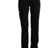 Women Scrub Pant with Straight Leg Pull-on Pant Medical Bottom with 4 Pocket & 2-Way Stretch Fabric - WW110