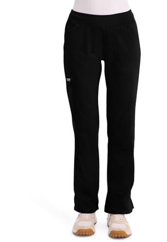 Women Scrub Pant with Straight Leg Pull-on Pant Medical Bottom with 4 Pocket & 2-Way Stretch Fabric - WW110