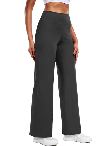 Yoga Pants for Women Wide Leg Trousers High Waist Stretch Casual Lounge Sweatpants
