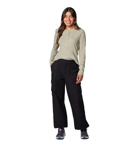 Womens Brea Falls Cotton Ripstop Pant, Black, Small