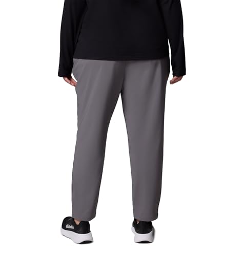 Womens All Seasons Slim Pull-On Pant, City Grey, 1X