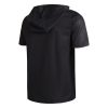 DEHANER Dry Fit Short Sleeve Hoodies For Men Workout Gym Athletic Pullover T-Shirts Lightweight Sweatshirts