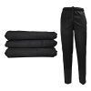 Classic 6 Pocket Black Chef Pants with Multi-Pack Quantities Available