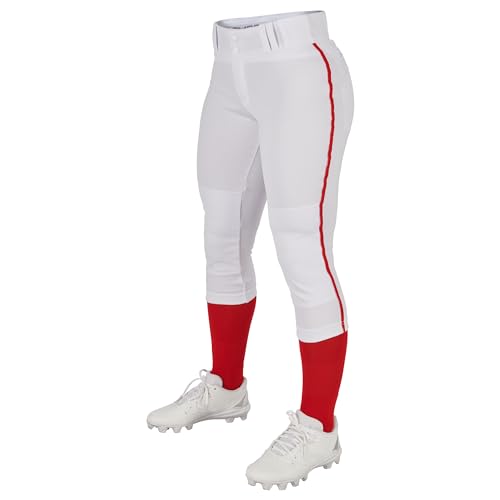Women's Tournament Low Rise Softball Pants with Side Piping