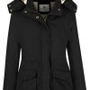 Women's Winter Warm Sherpa Lined Jacket Heavy Parka Coat with Hood