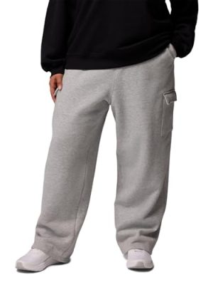 Womens Aldermore Fleece Cargo Pant,  Grey Heather, 1X x S