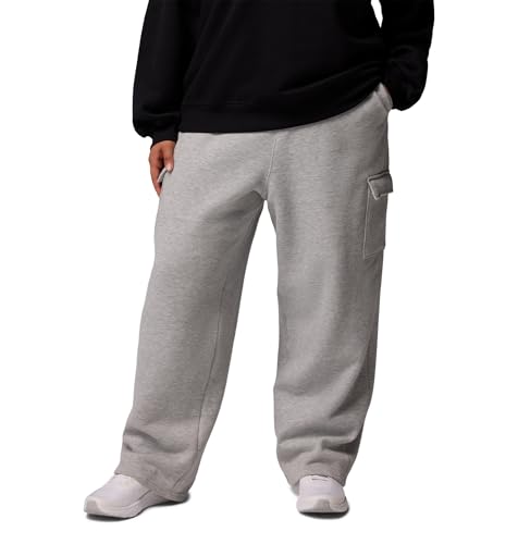Womens Aldermore Fleece Cargo Pant,  Grey Heather, 1X x S