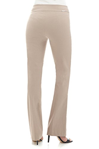 Womens Ease into Comfort Stretchy Business Casual Bootcut Pull-On Everyday Office Pant in Regular/Tall/Petite Sizes