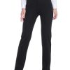 Women's Stretchy Dress Pants 28"/30" Pull-on Trousers Straight Leg Slacks 4 Pockets Plus Size for Work Business Casual