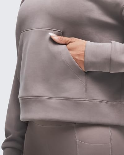 Smoofit Modal Soft Women's Fashion Hoodies Casual Pullover Long Sleeve Sweatshirts with Kangaroo Pocket