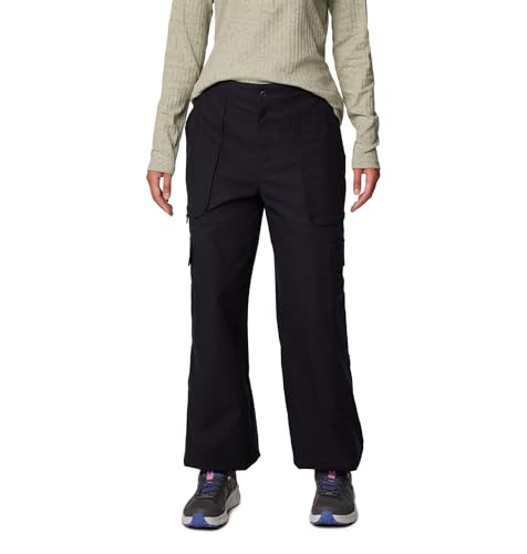 Womens Brea Falls Cotton Ripstop Pant, Black, Small
