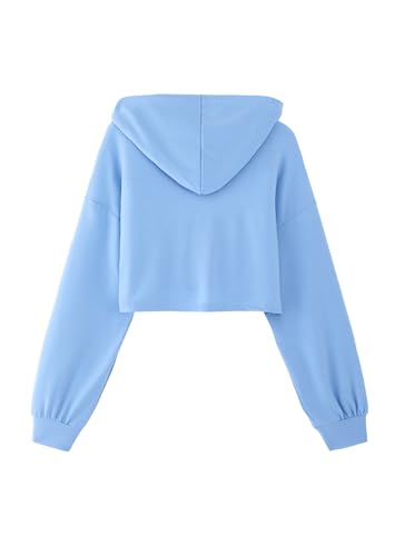 Womens Graphic Cropped Hoodies Half Zip Sweatshirt Long Sleeve Pullover Tops