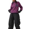 Womens Mens Snowboard Pants Super Baggy Ski Snow Pants Loose Sport Outdoor Insulation Waterproof