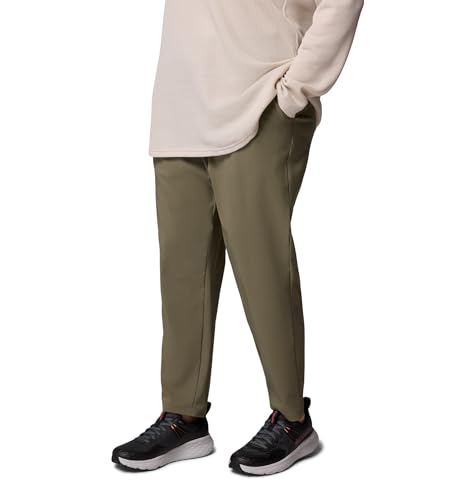 Womens All Seasons Slim Pull-On Pant, Stone Green, 3X x S