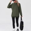 Womens Fleece Hoodies Soft Midweight Casual Hooded Sweatshirts Y2K Fall Winter Pullover Tops Kangaroo Pocket