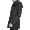 Women's Long Bib-Front Puffer Jacket