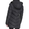 Women's Long Bib-Front Puffer Jacket