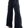 Women Palazzo Pants Summer Casual Wide Leg High Waist Lounge Flowy Beach Trousers Travel Vacation Outfits