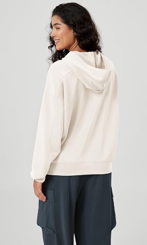 Women's Modal Soft Oversized Hoodies Long Sleeve Hooded Sweatshirts Pullover Top with Kangaroo Pocket