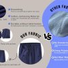 Unisex Tear Away Pants 2 Side Snaps Post Surgery Breakaway Pant Full Open Down Cotton Rip Off Pants for Hip Replacement