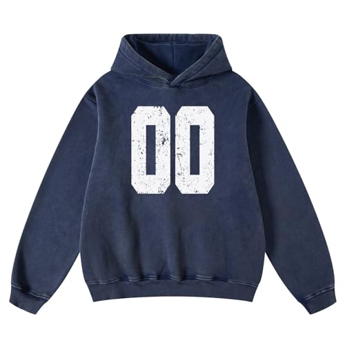 Oversized Hoodies for Mens Acid Washed Graphic Men's Fashion Hoodies Sweatshirts Sweats Preppy for College,Gym,Sports
