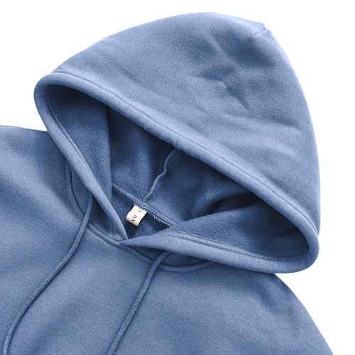 Women's Cropped Hoodies Long Sleeves Fleece Crop Top Sweatshirt with Hooded