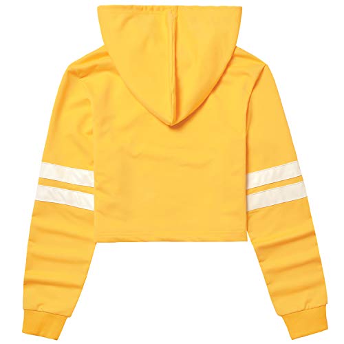 Women Sweatshirt Crop Top Hoodie Long Sleeve Sweatshirts