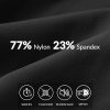 Women's Joggers Lightweight Hiking Pants High Waist 5 Zipper Pockets Quick Dry Travel Athletic UPF50+